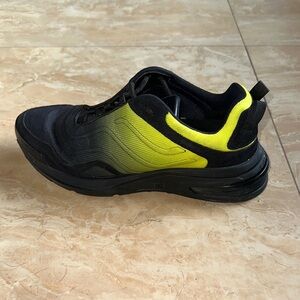 Givenchy Black and Neon Yellow Athletic Shoes